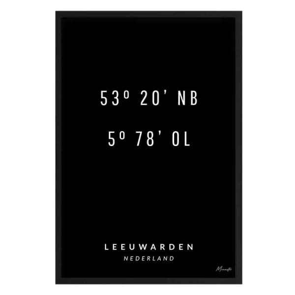Coordinaten Leeuwarden