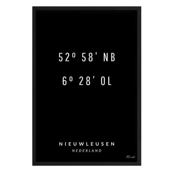 Coordinaten Nieuwleusen