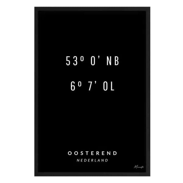 Coordinaten Oosterend
