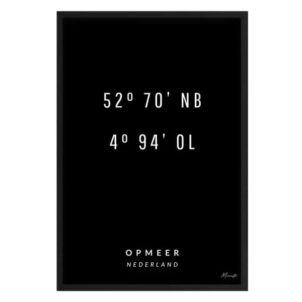 Coordinaten Opmeer