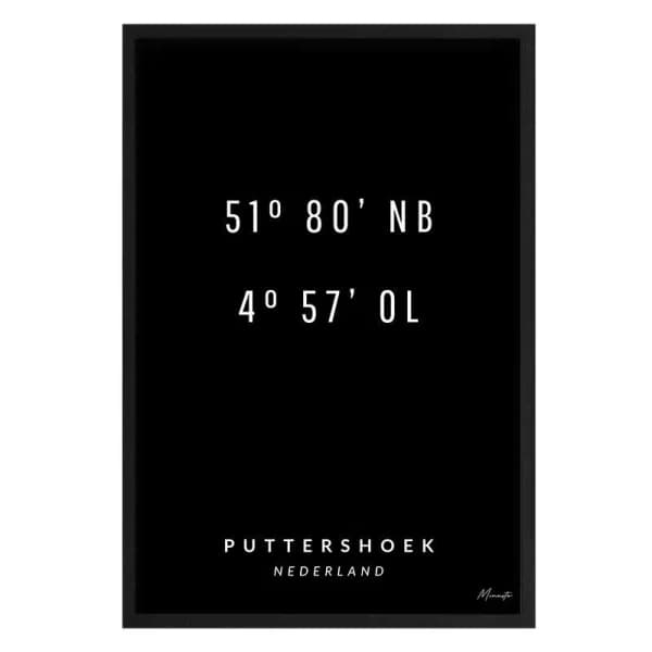 Coordinaten Puttershoek