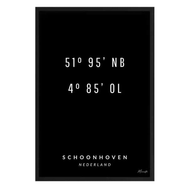 Coordinaten Schoonhoven