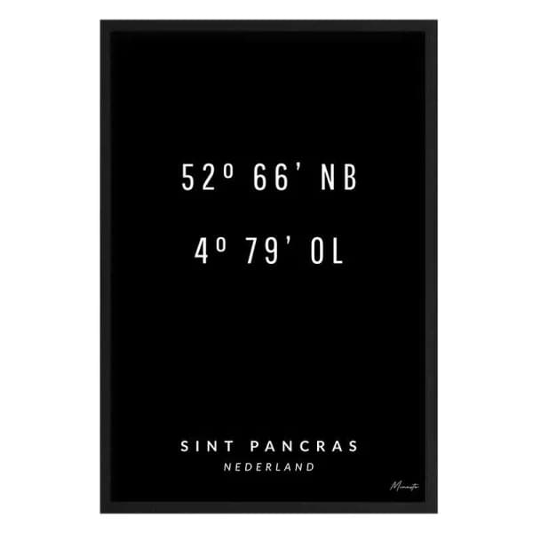 Coordinaten Sint Pancras