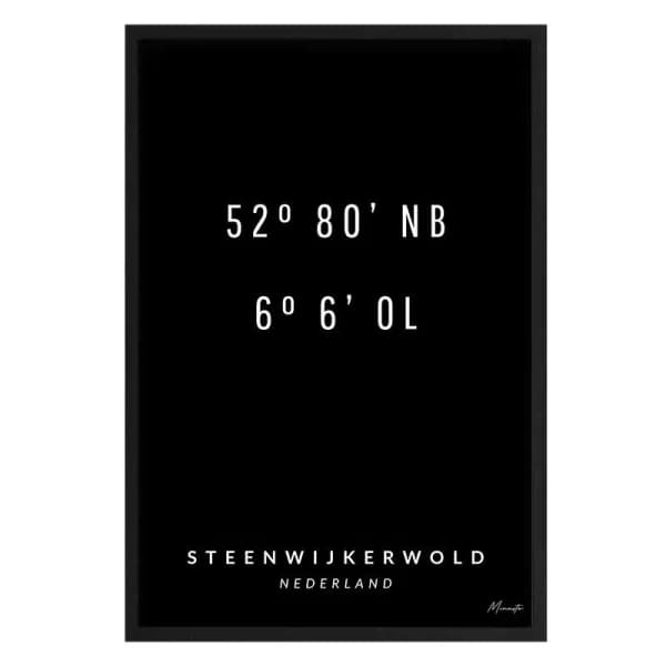 Coordinaten Steenwijkerwold