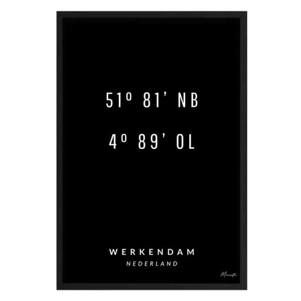 Coordinaten Werkendam