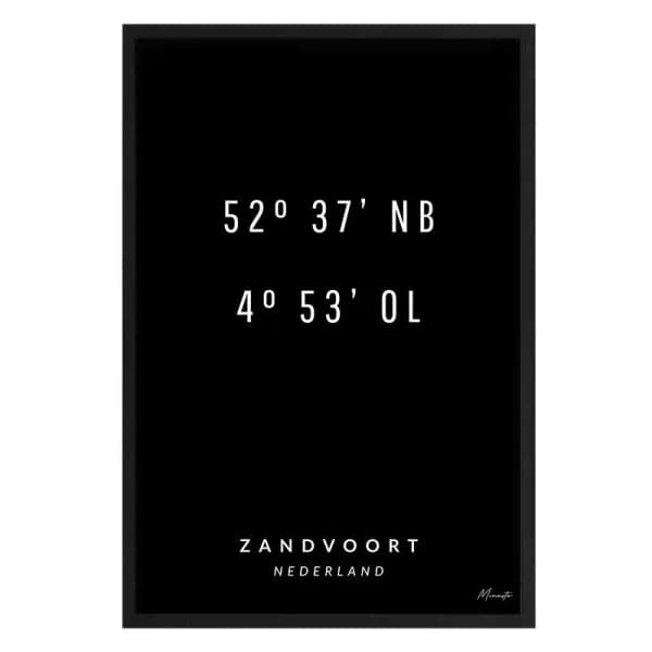 Coordinaten Zandvoort