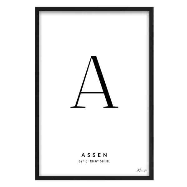 Letter A Assen