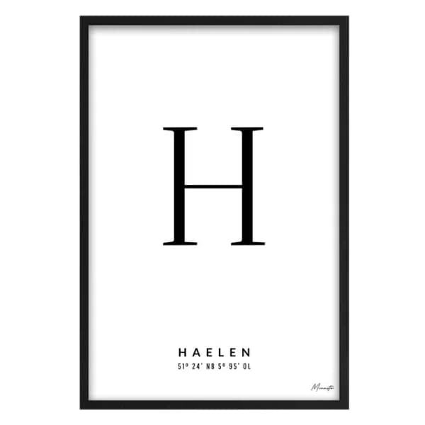 Letter H Haelen
