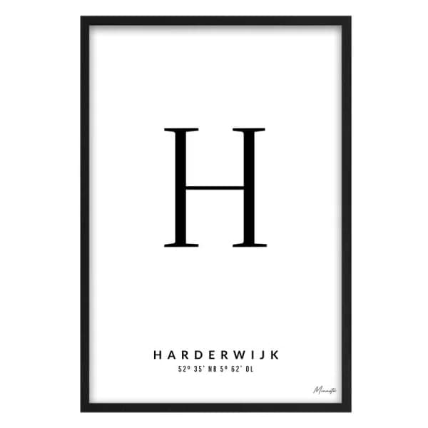 Letter H Harderwijk