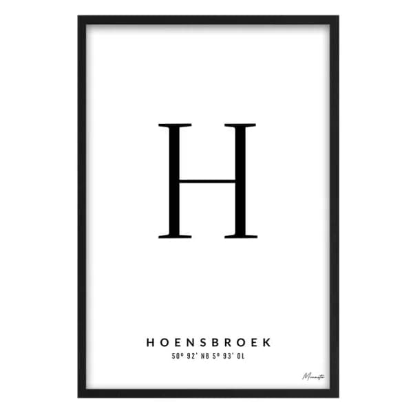 Letter H Hoensbroek