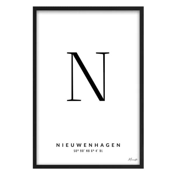 Letter N Nieuwenhagen