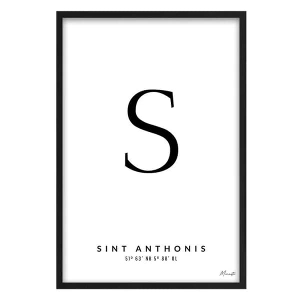Letter S Sint Anthonis
