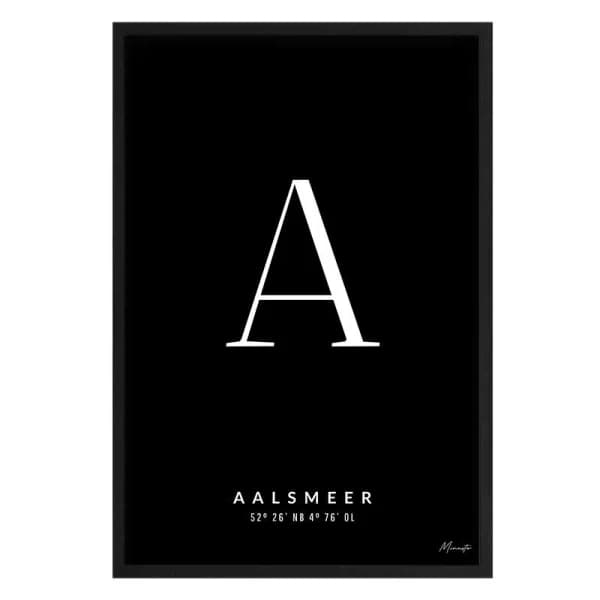 Letter A Aalsmeer