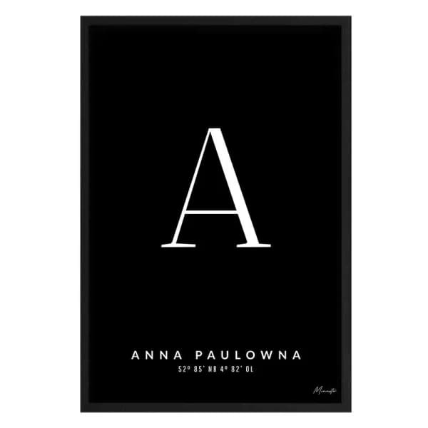 Letter A Anna Paulowna