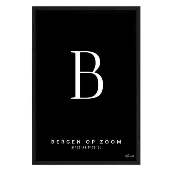 Letter B Bergen