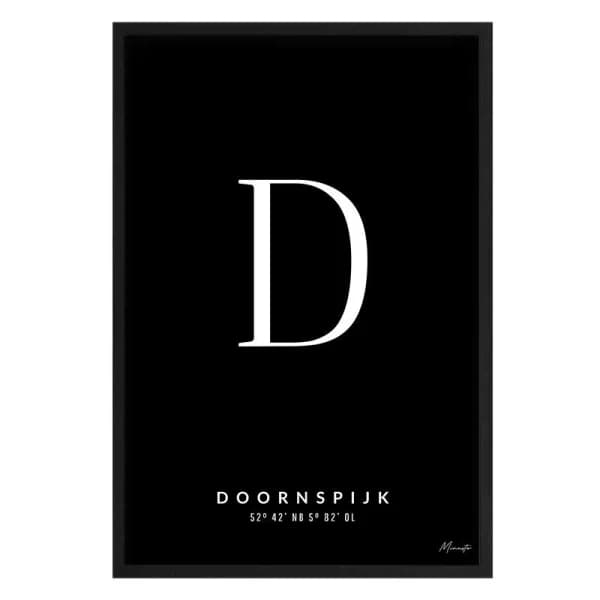 Letter D Doornspijk