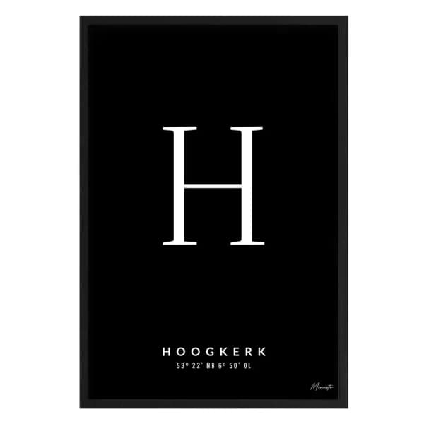 Letter H Hoogkerk