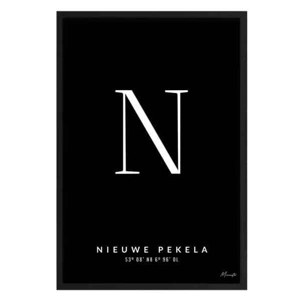 Letter N Nieuwe Pekela