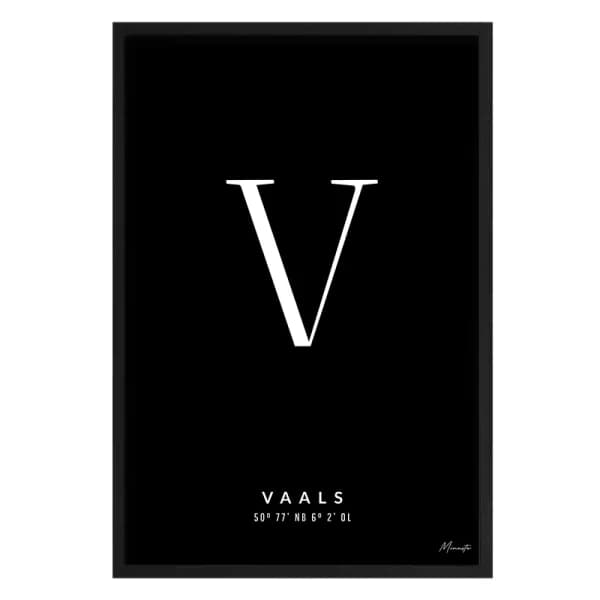 Letter V Vaals