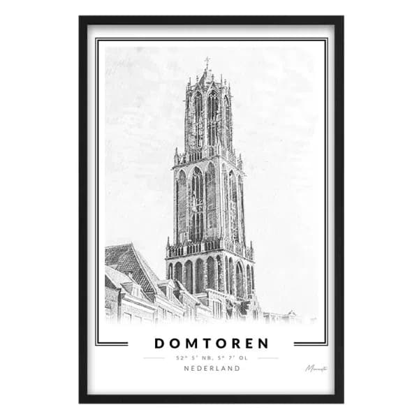 Stadposter Domtoren Utrecht