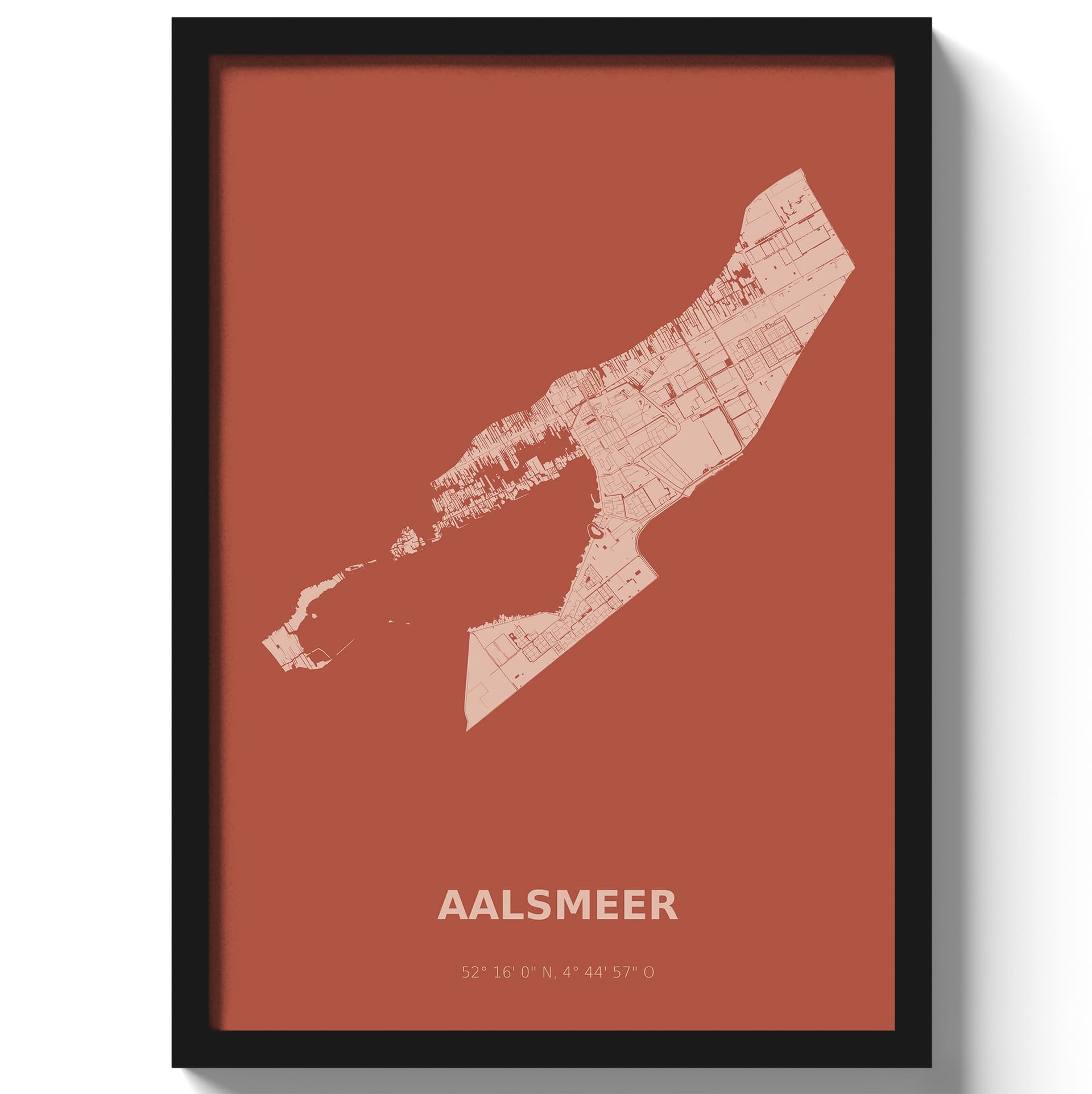 Poster Aalsmeer - Rood