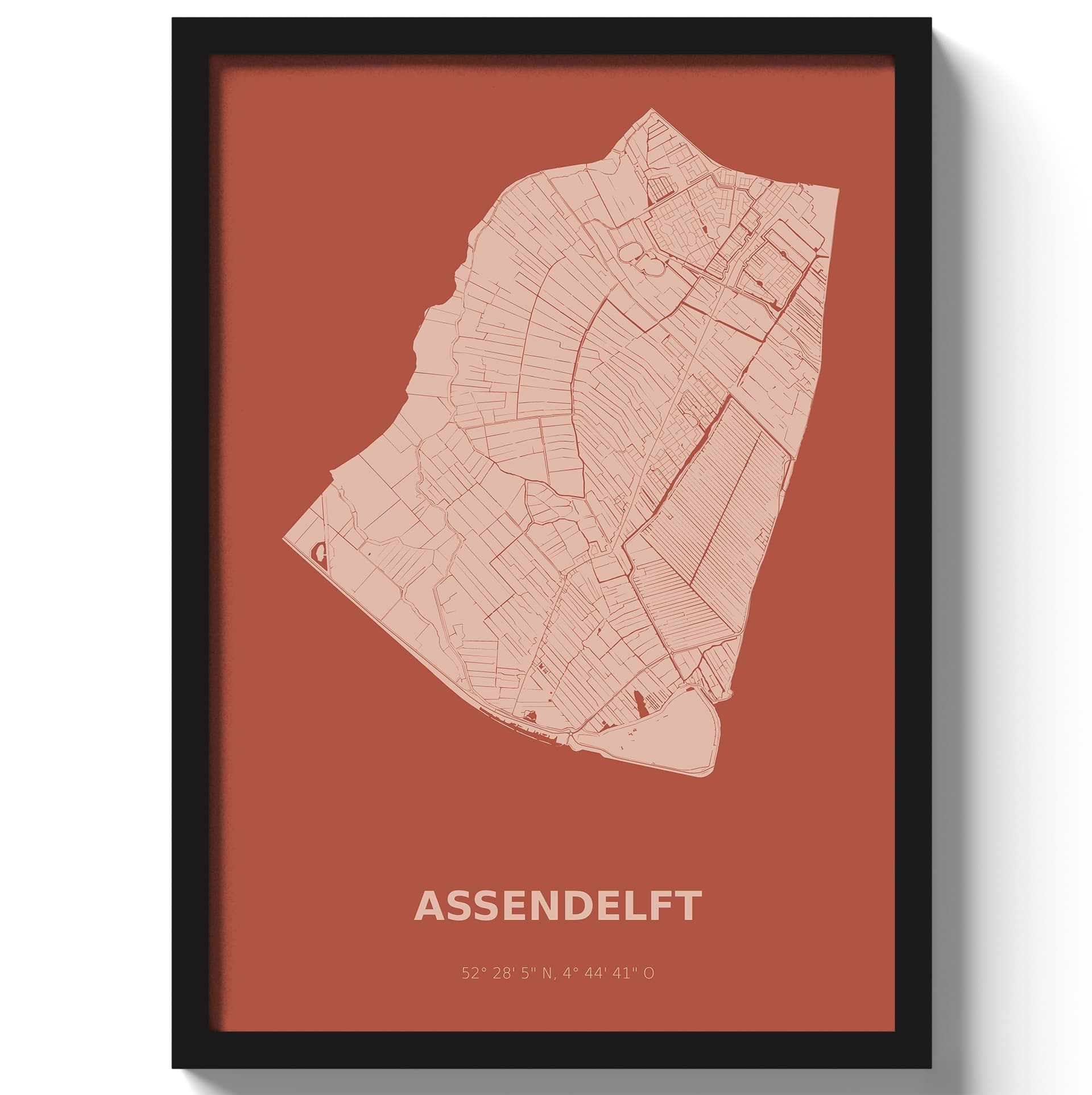 Poster Assendelft - Rood