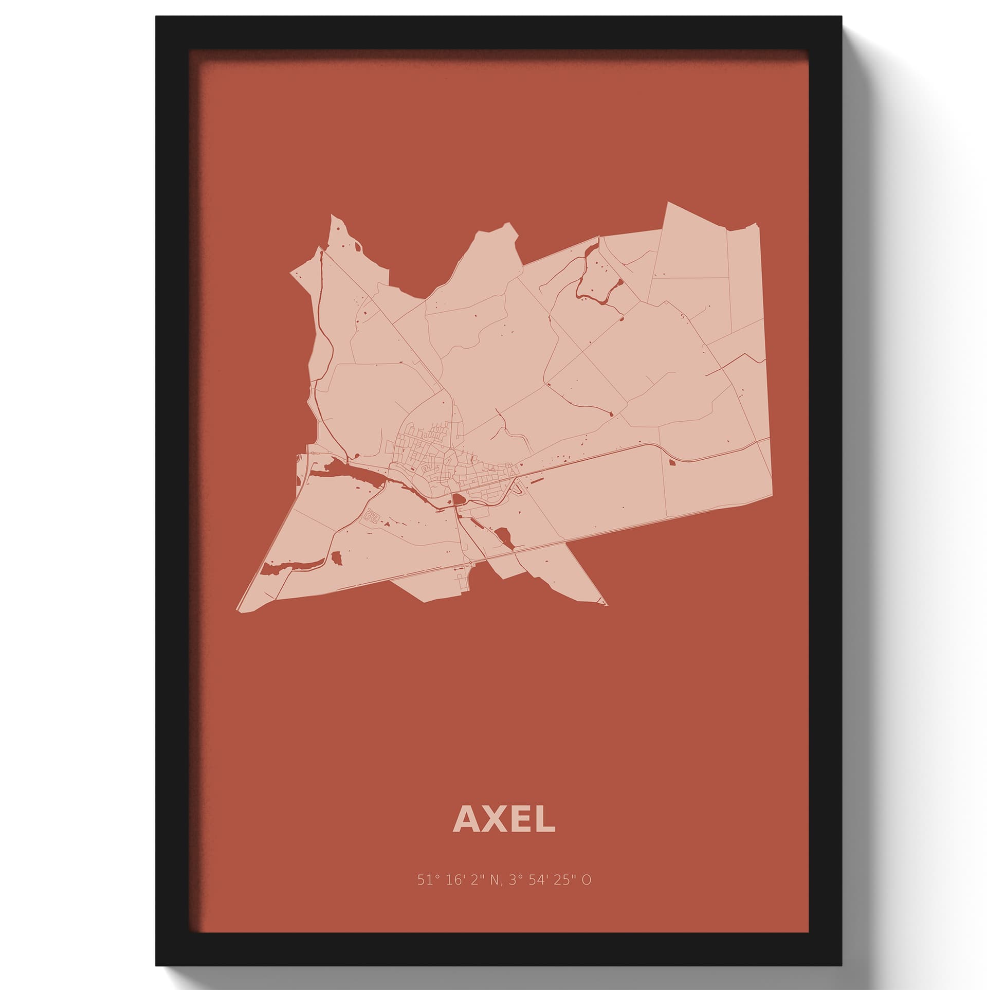 Poster Axel - Rood