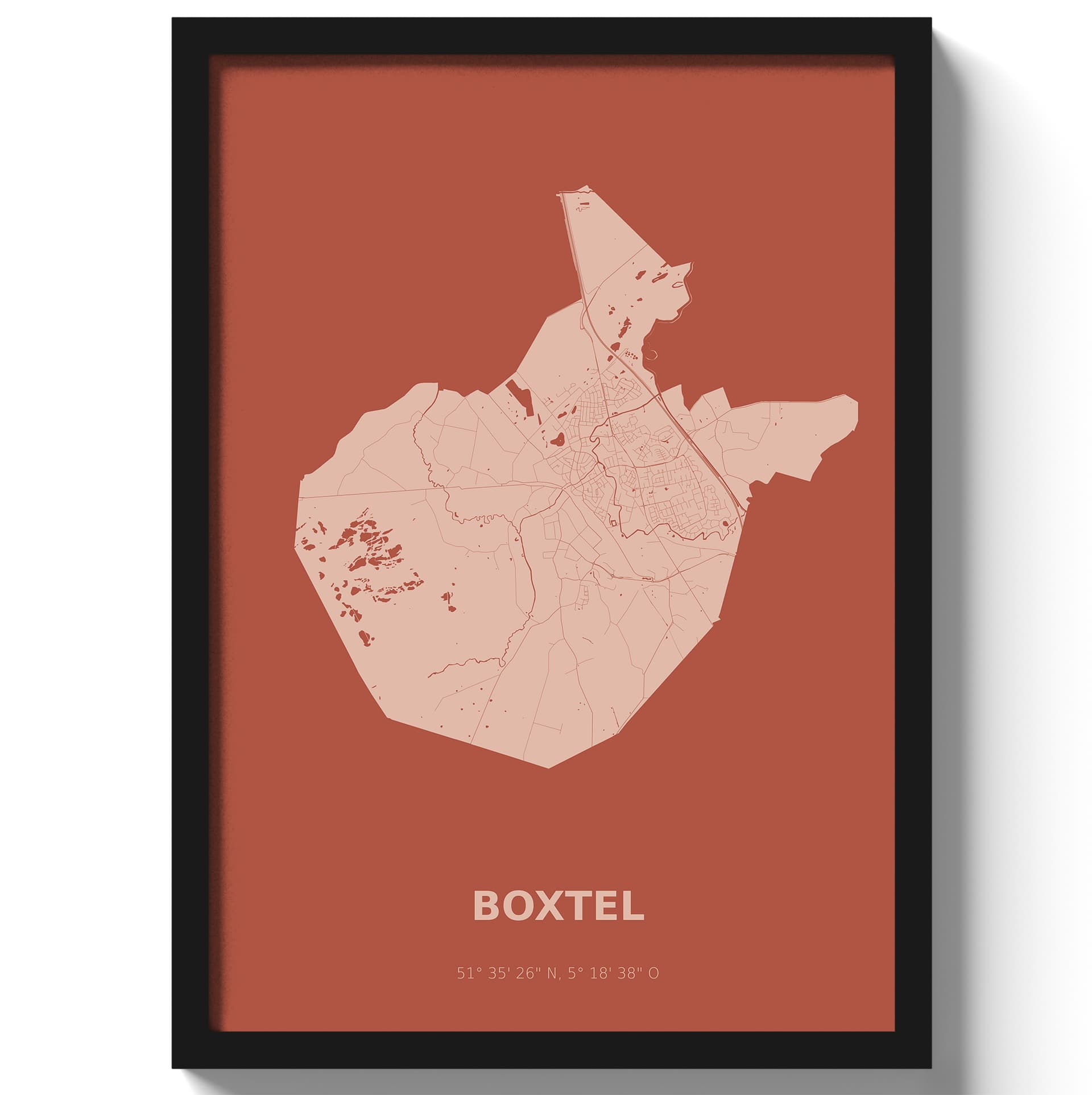 Poster Boxtel - Rood