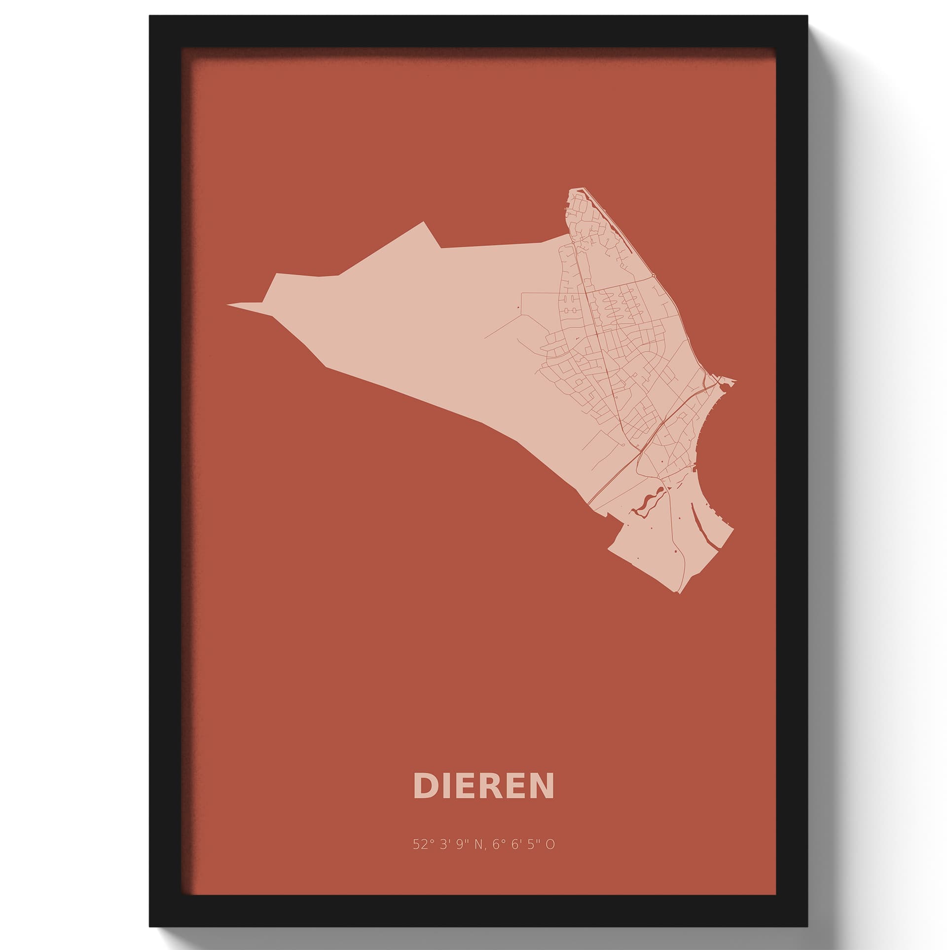 Poster Dieren - Rood