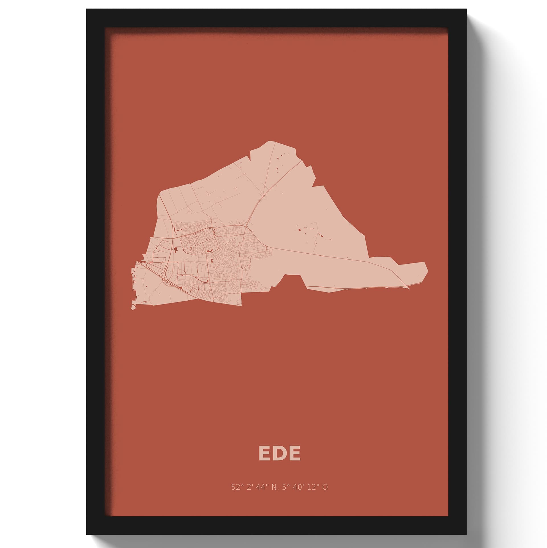 Poster Ede - Rood