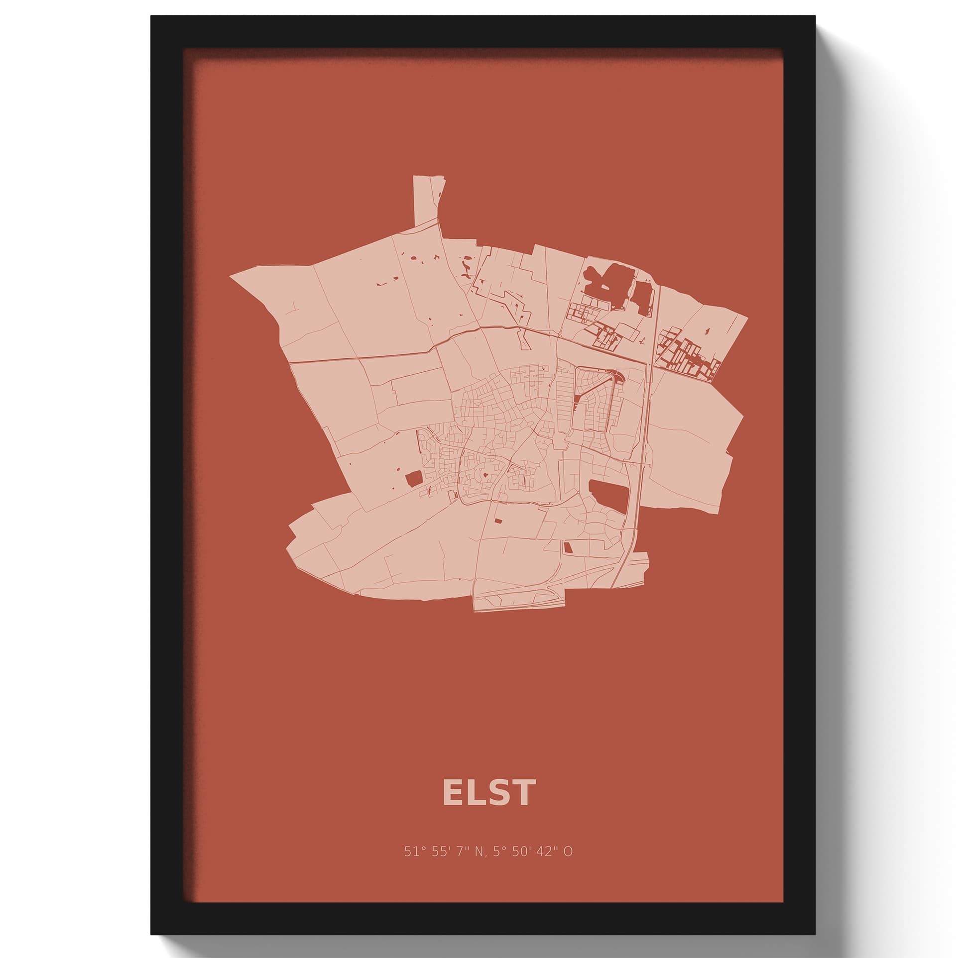 Poster Elst - Rood