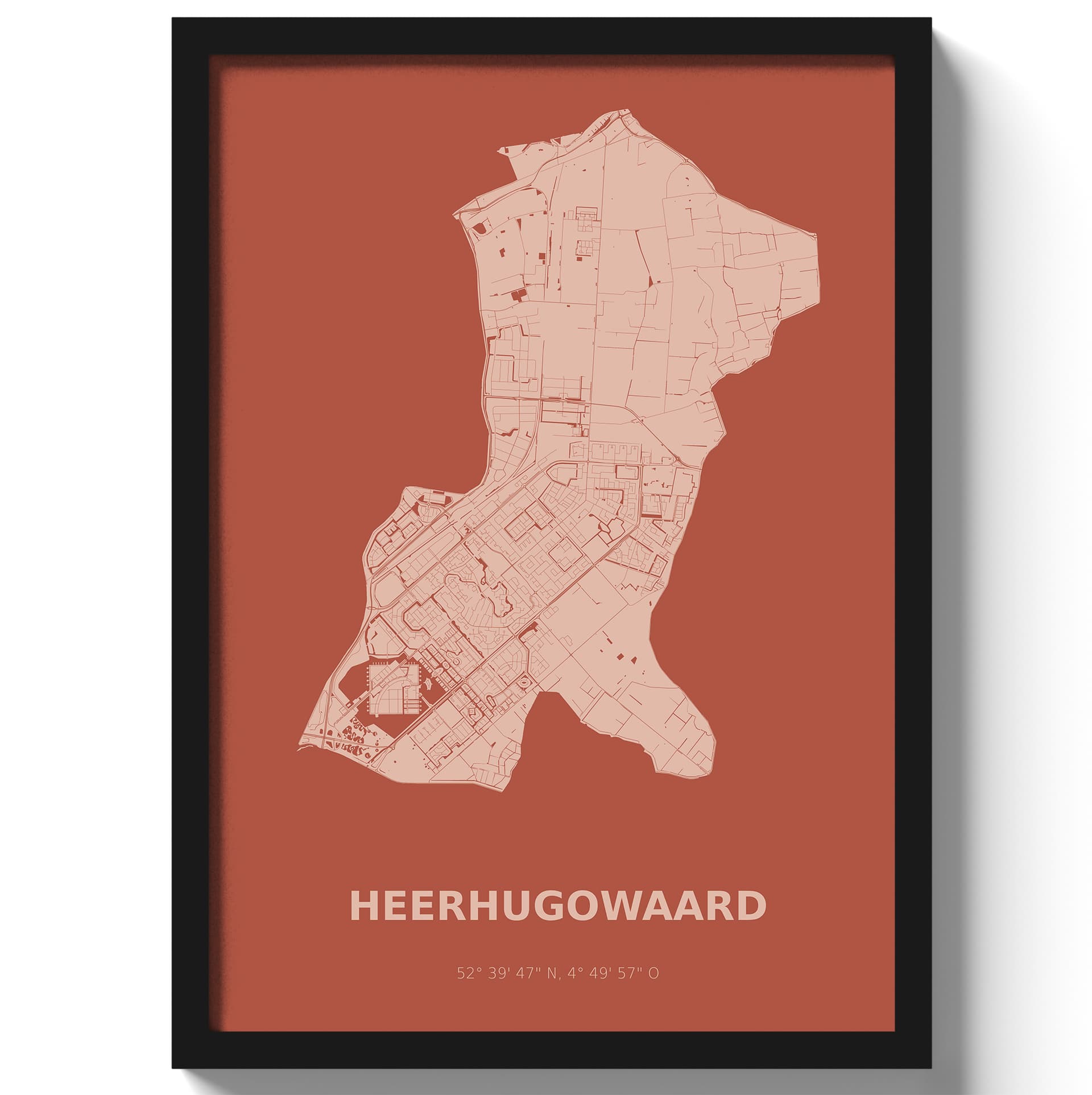 Poster Heerhugowaard - Rood