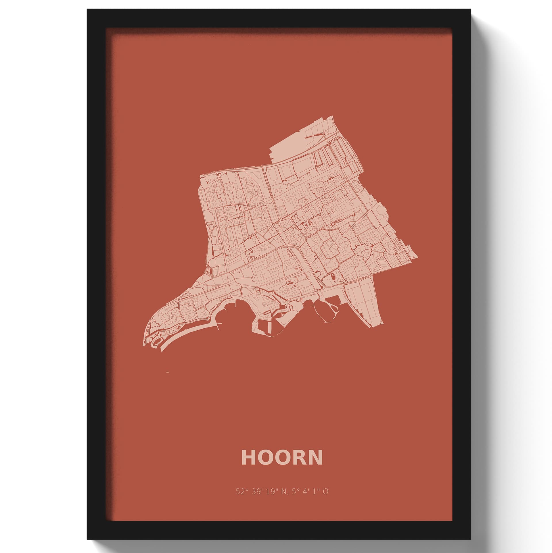 Poster Hoorn - Rood