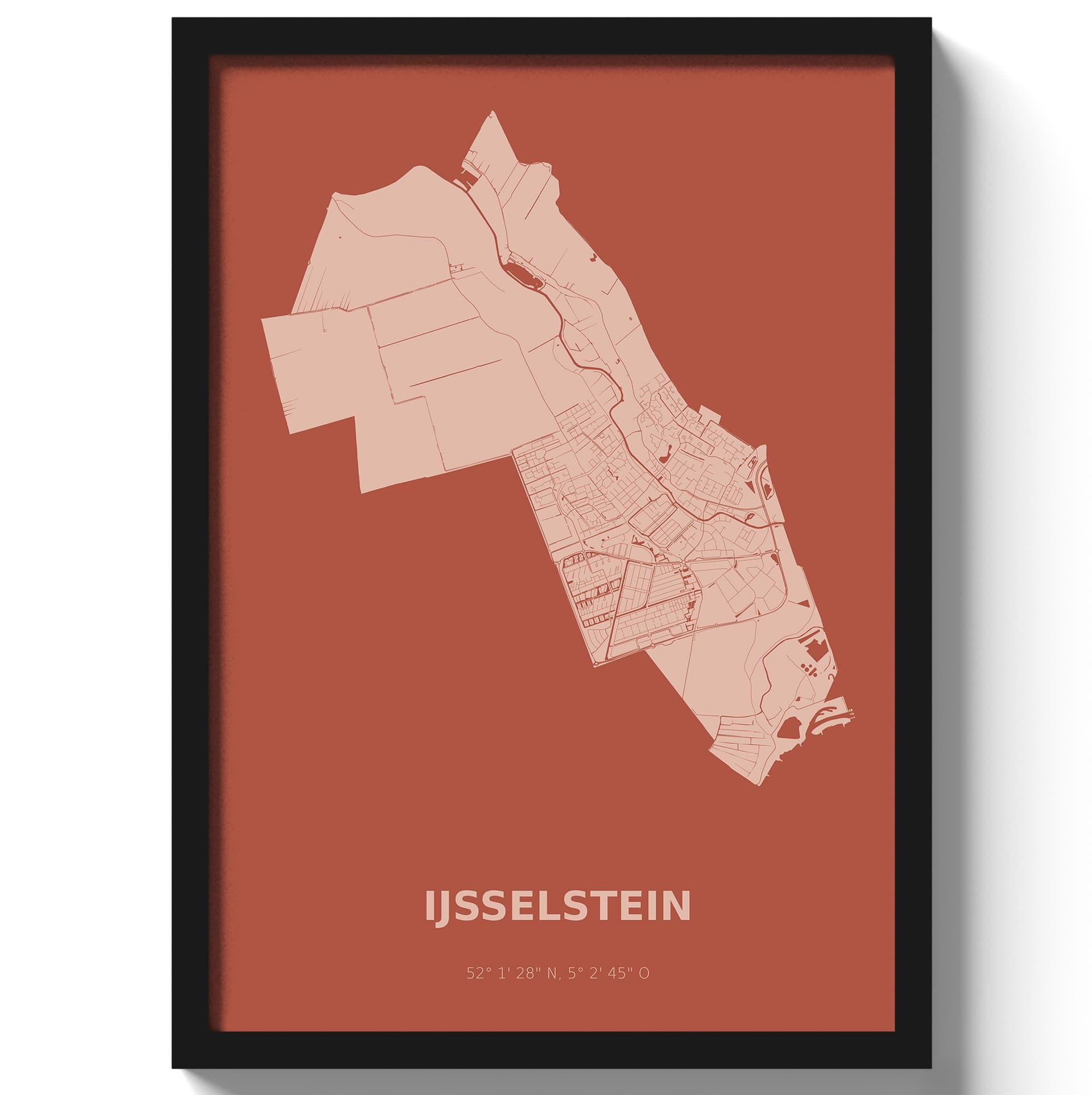 Poster IJsselstein - Rood