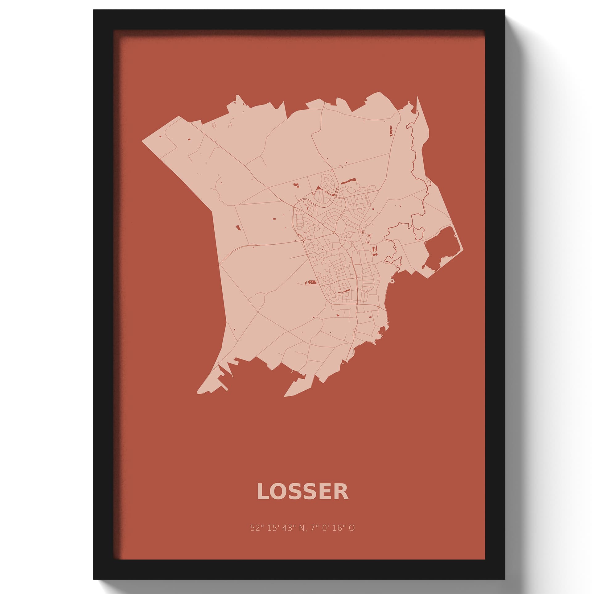 Poster Losser - Rood