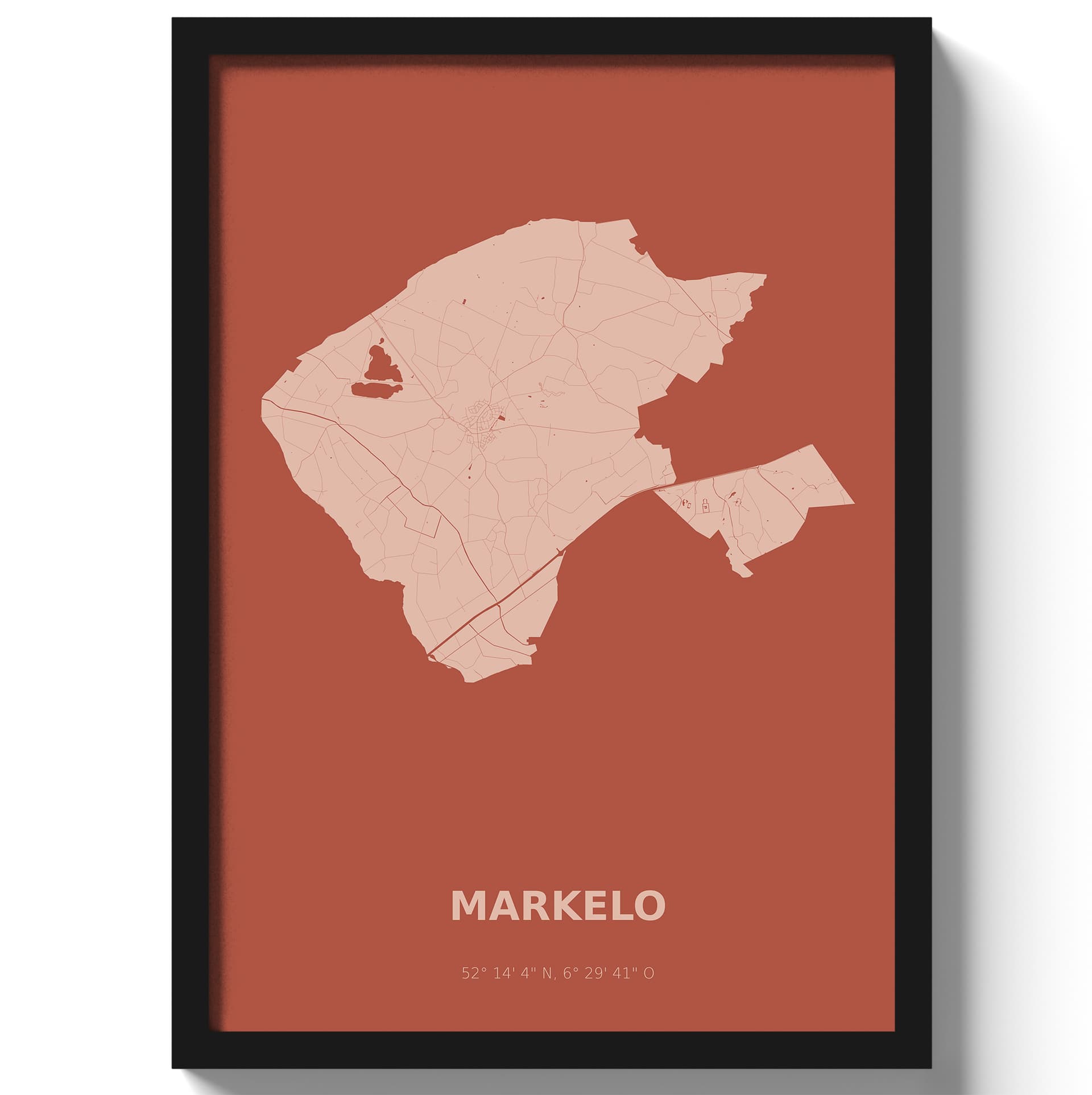 Poster Markelo - Rood