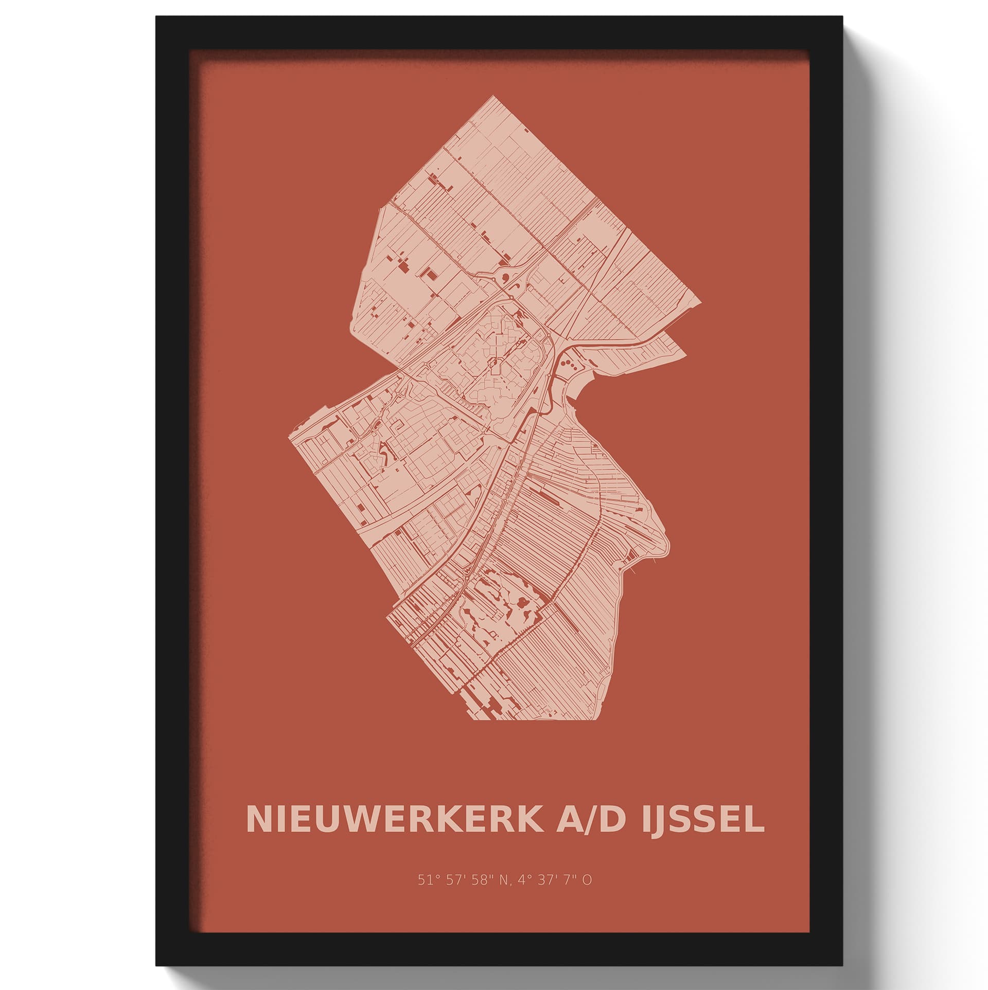 Poster Nieuwegein - Rood