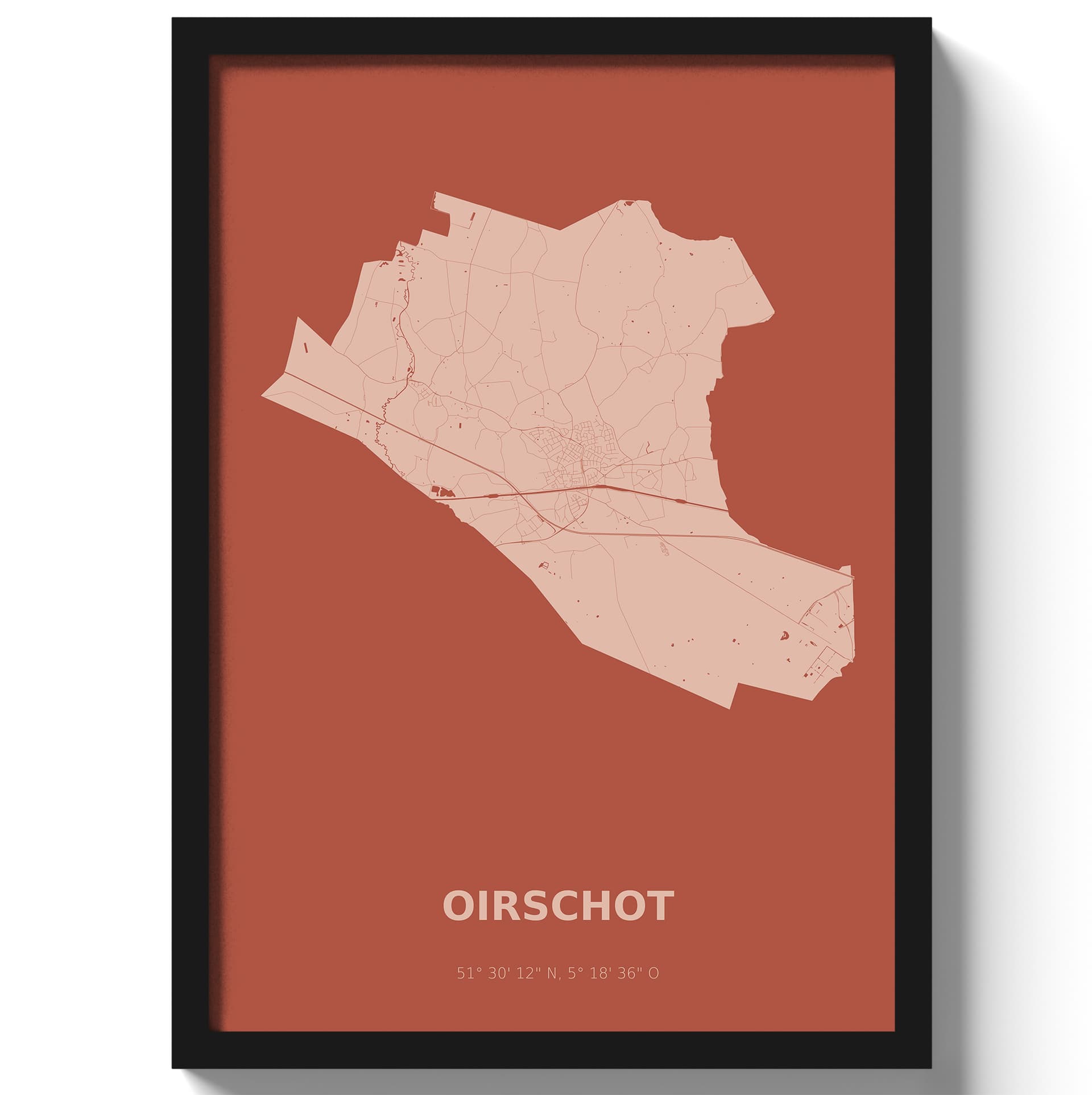 Poster Oirschot - Rood