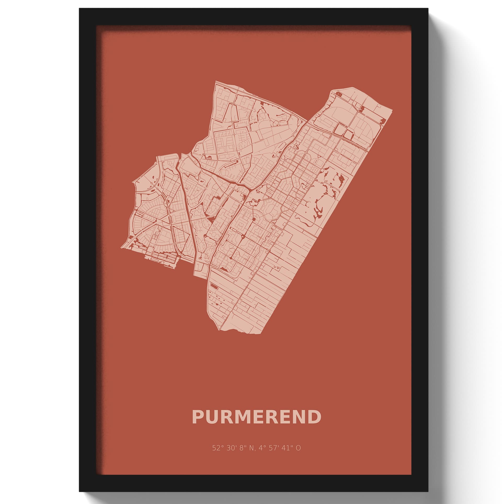 Poster Purmerend - Rood