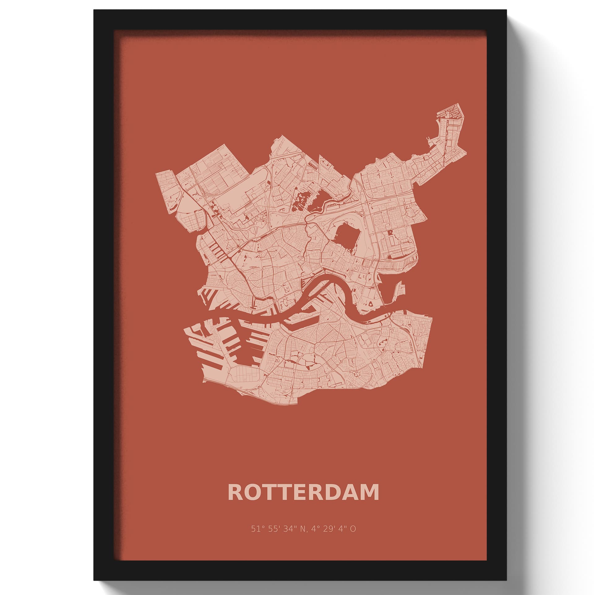 Poster Roermond - Rood
