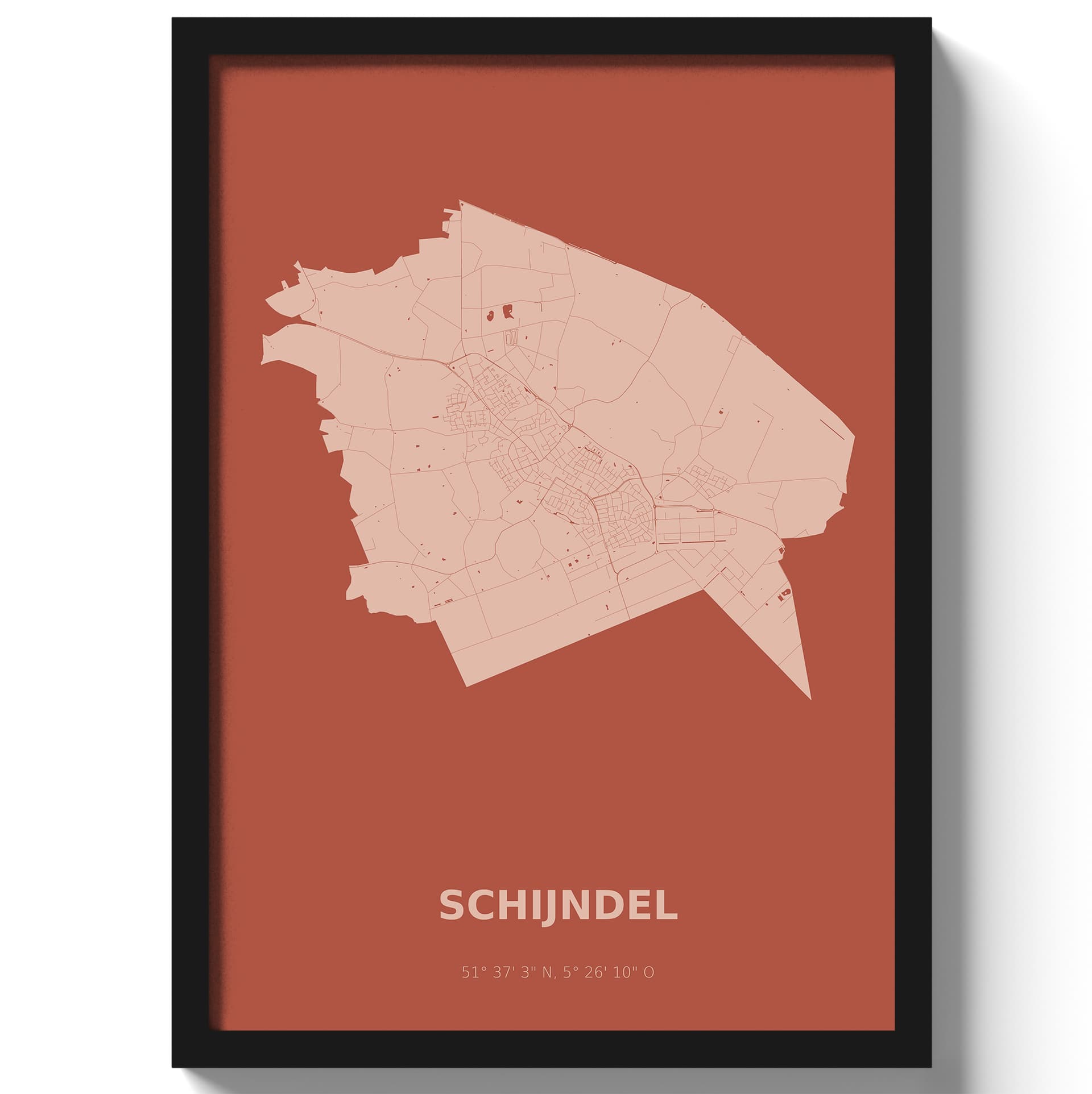 Poster Schijndel - Rood