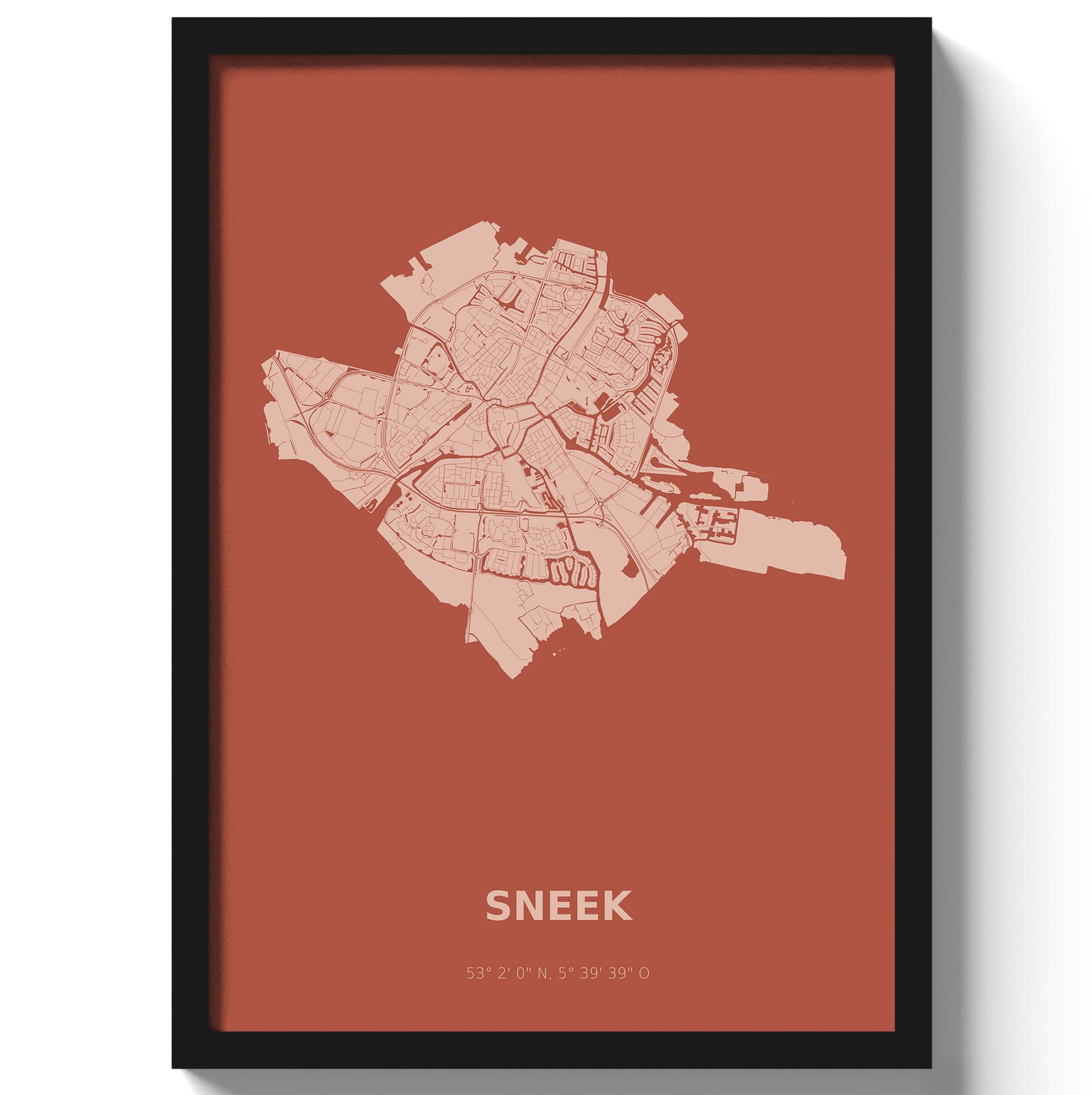 Poster Sneek - Rood
