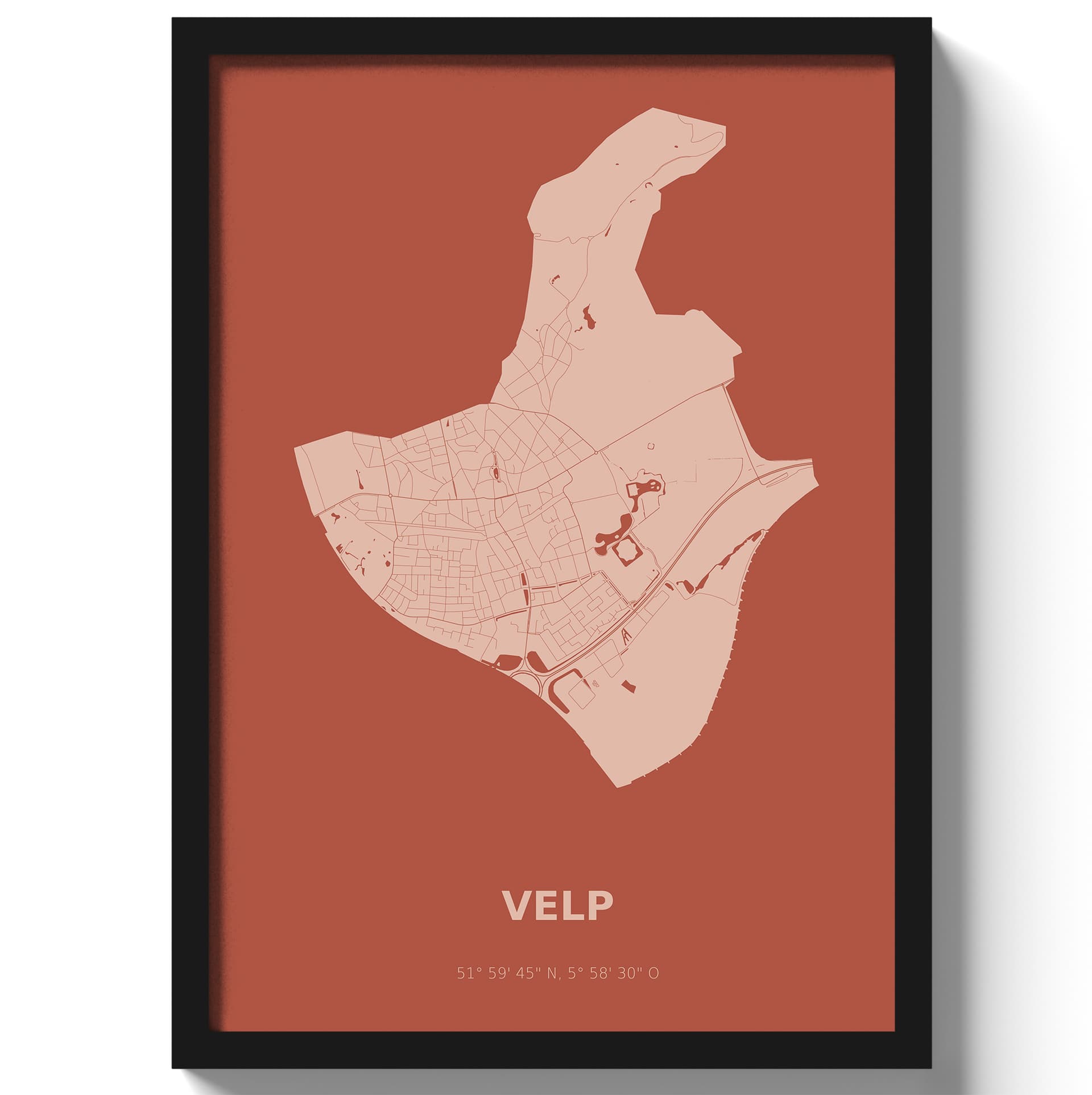 Poster Velp - Rood