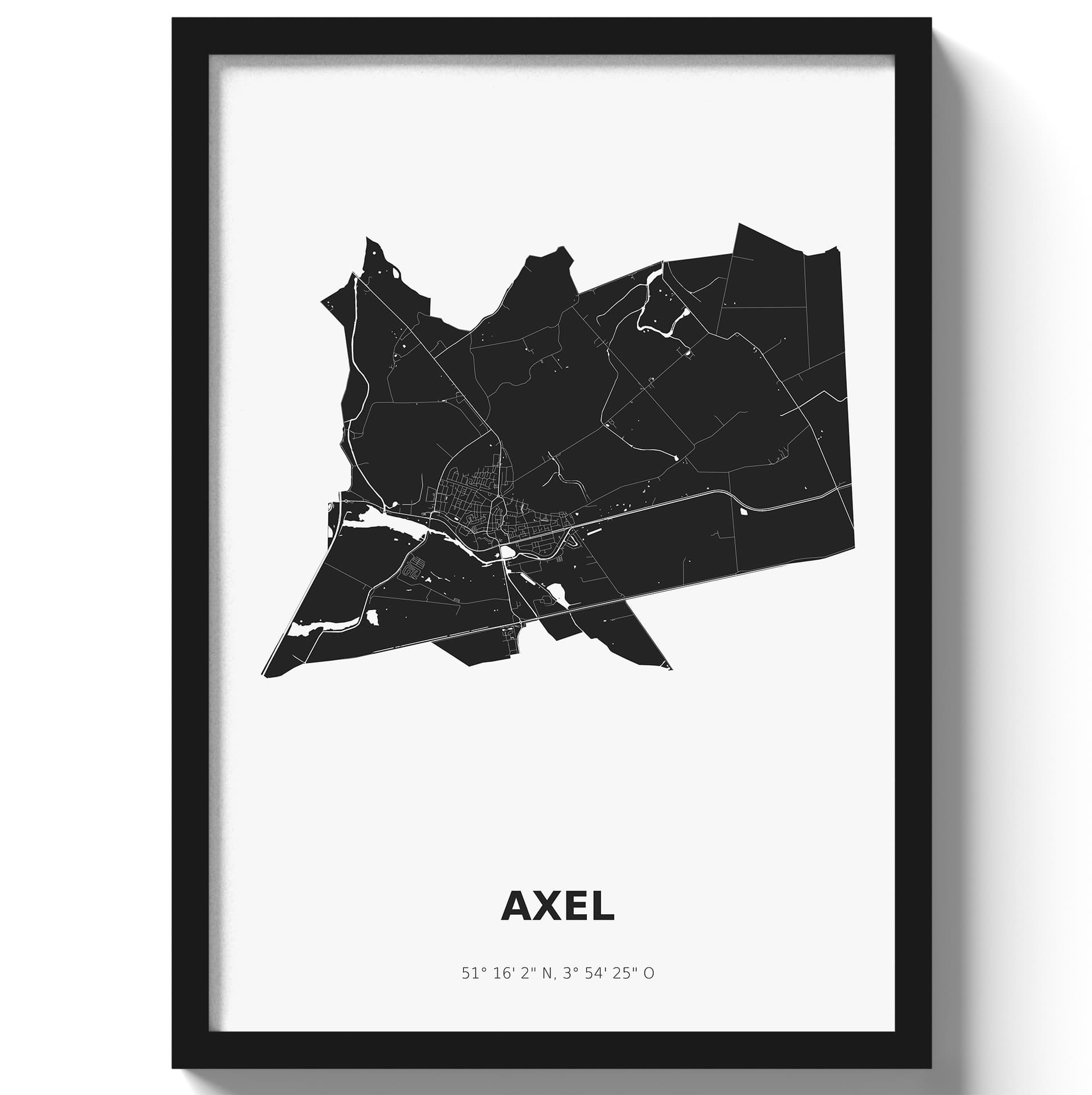 Poster Axel - Zwart/Wit