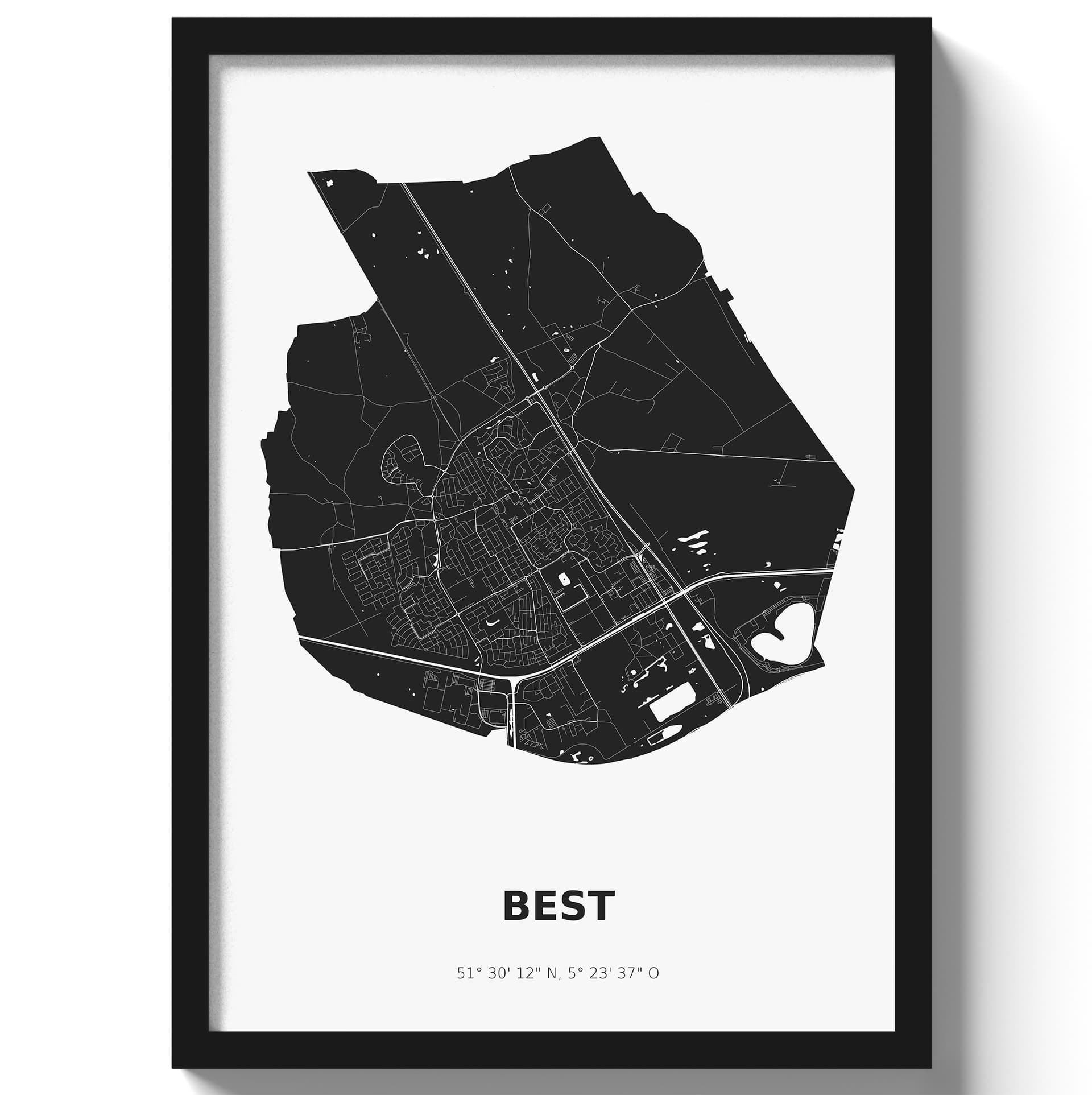 Poster Best - Zwart/Wit