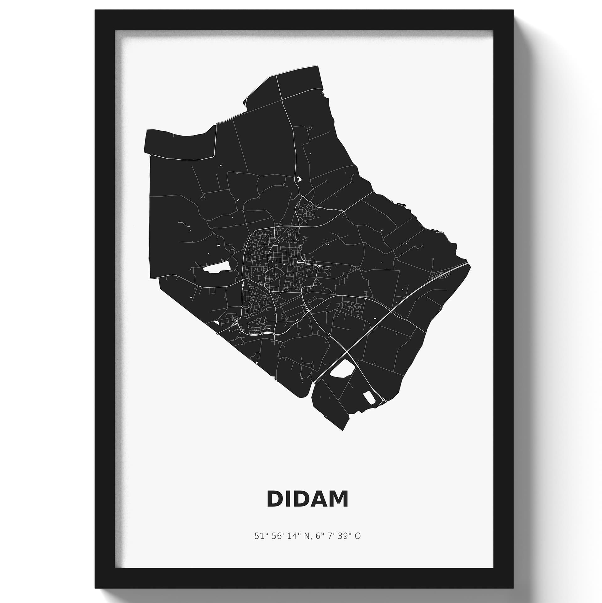 Poster Didam - Zwart/Wit