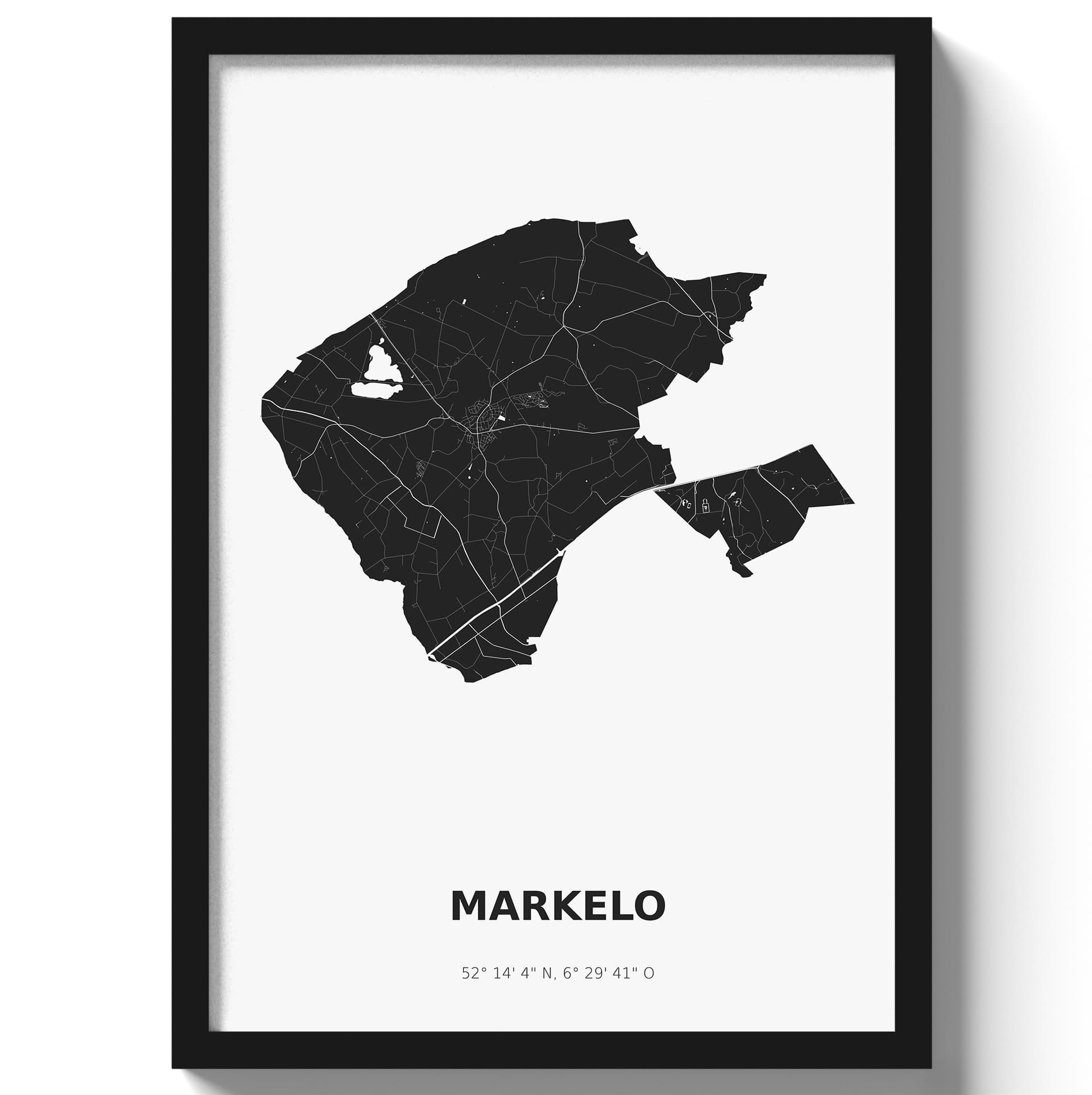 Poster Markelo - Zwart/Wit