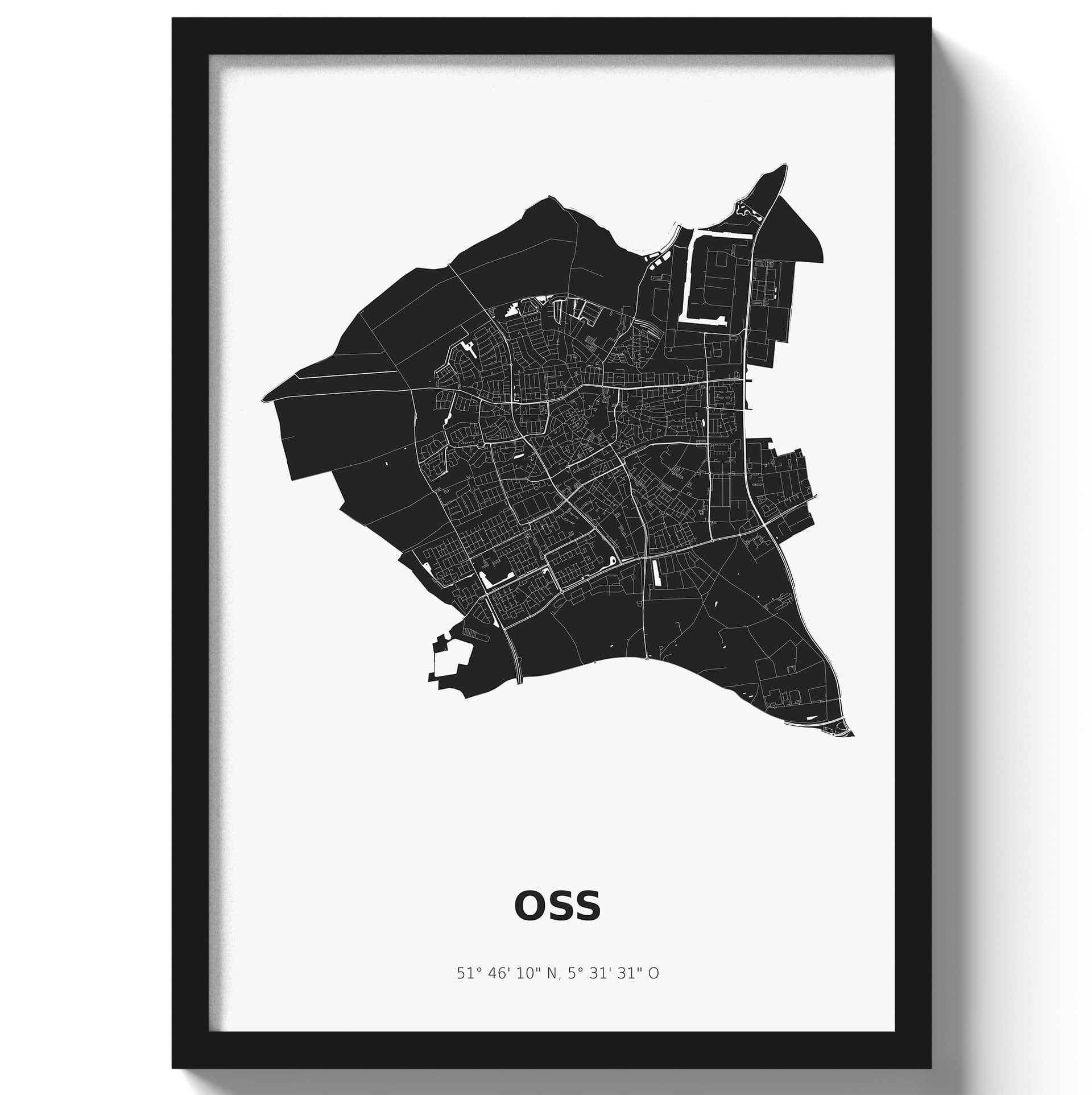 Poster Oss - Zwart/Wit