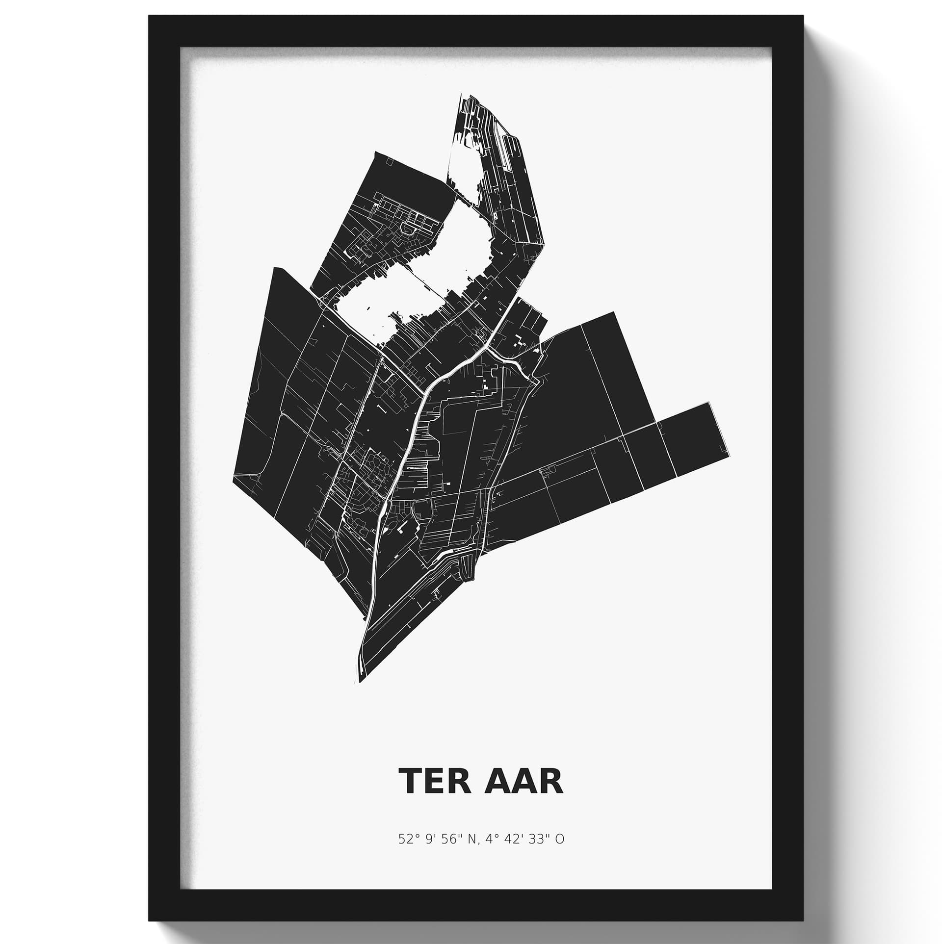 Poster Ter Aar - Zwart/Wit