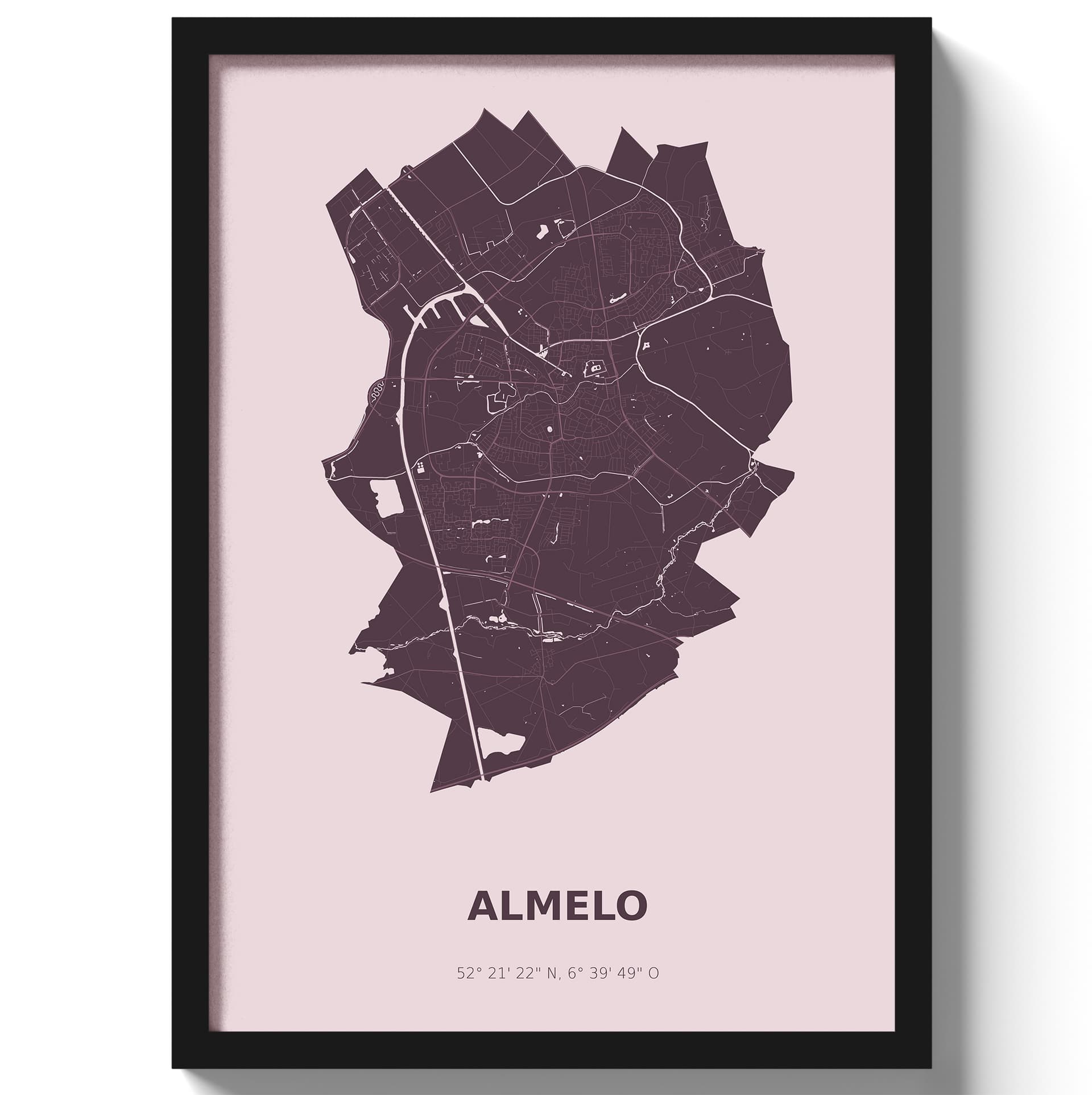 Poster Almelo - Paars